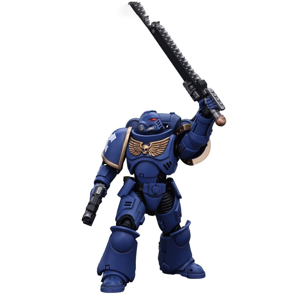 Warhammer Collectibles: 1/18 Scale Space Marines Ultramarines Outriders Brother Catonus