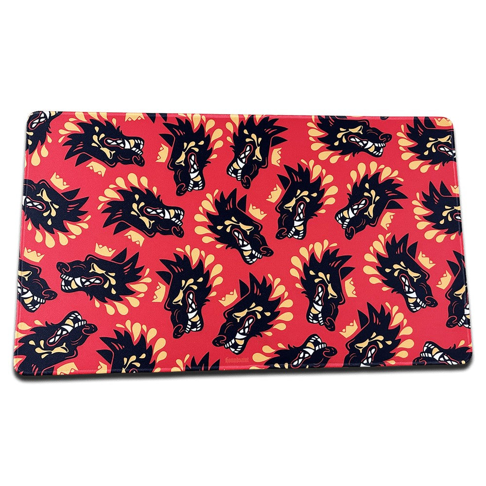 Chronicle - Crowned Wolf MtG Commander Stitched Edge Playmat