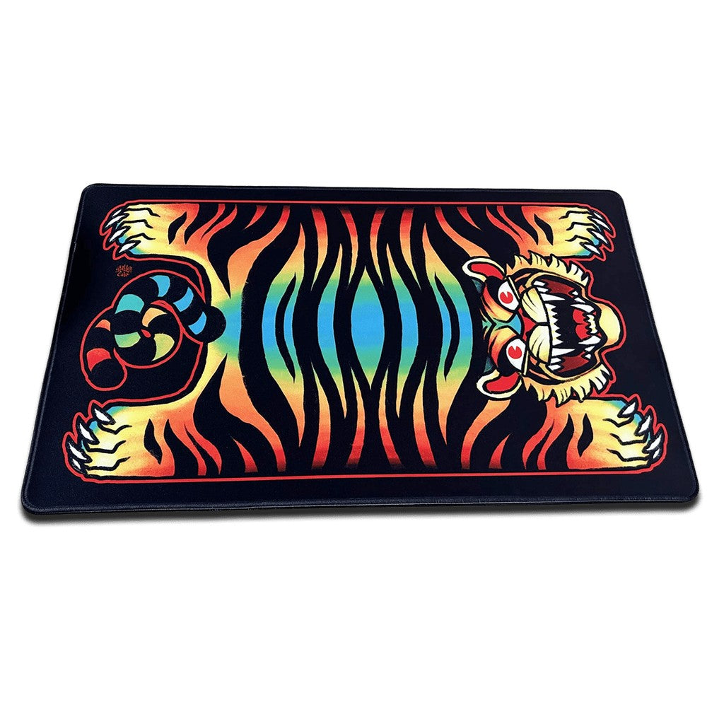 Chronicle - Tiger Rug MtG Commander Stitched Edge Playmat