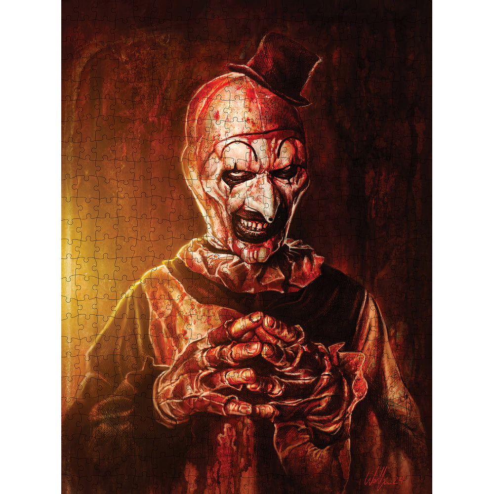Terrifier Art The Clown 500 Pc Puzzle