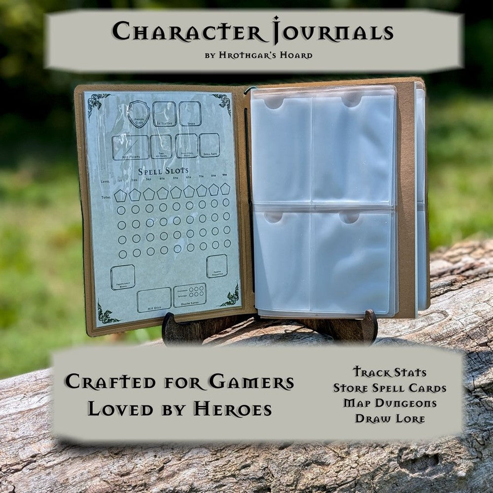 Character Journal (Red) - Arcane Symbol