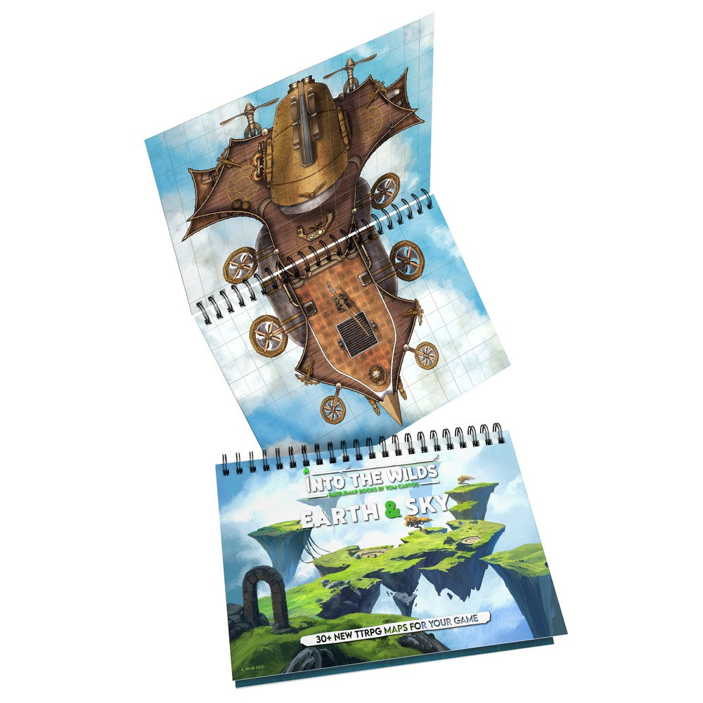 Into the Wilds Extraplanar Battlemap Books - Earth & Sky