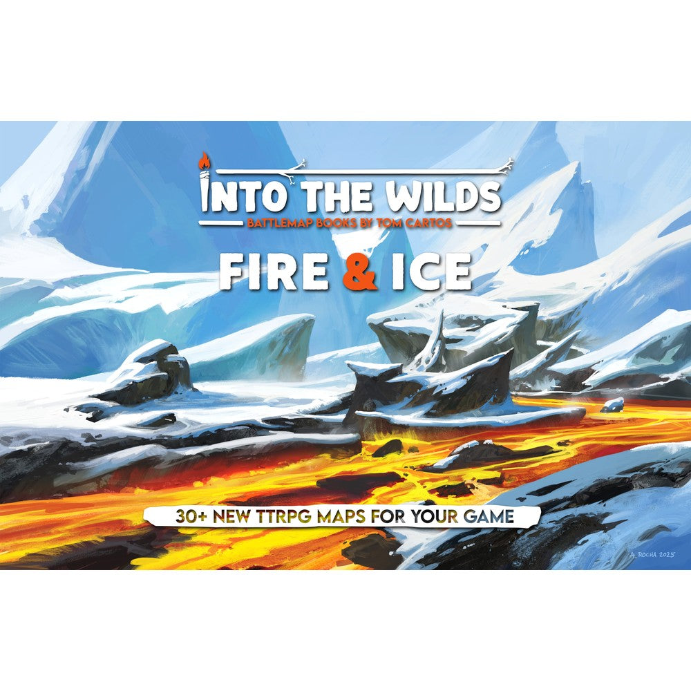 Into the Wilds Extraplanar Battlemap Books - Fire & Ice
