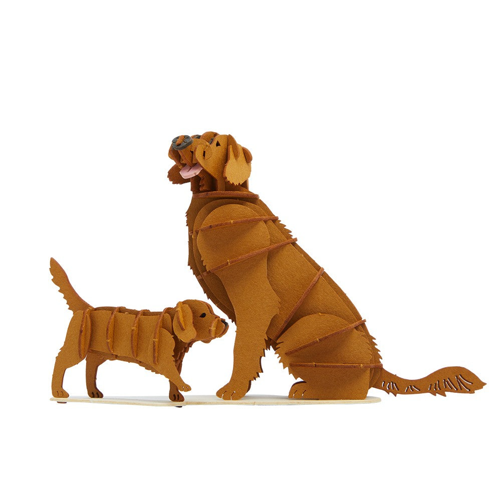 LPG Puzzles 3D Paper Golden Retriever Dog
