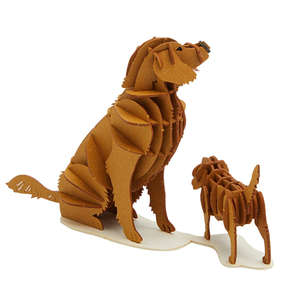 LPG Puzzles 3D Paper Golden Retriever Dog