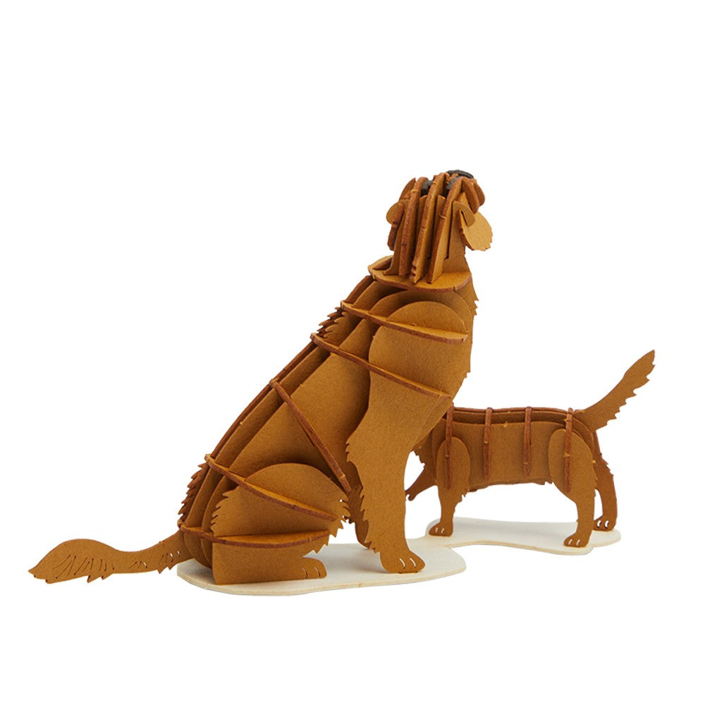 LPG Puzzles 3D Paper Golden Retriever Dog