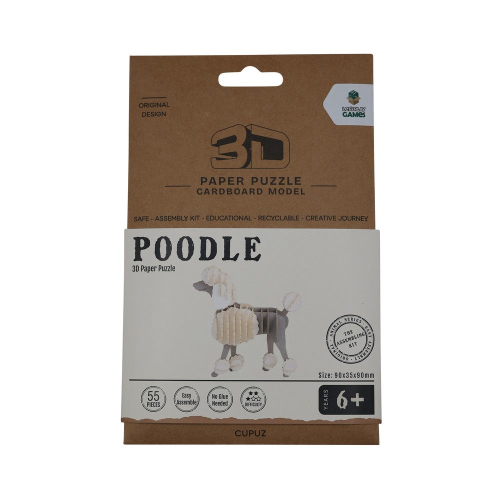 LPG Puzzles 3D Paper Poodle