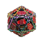 LPG Dice Heart Rainbow/Red