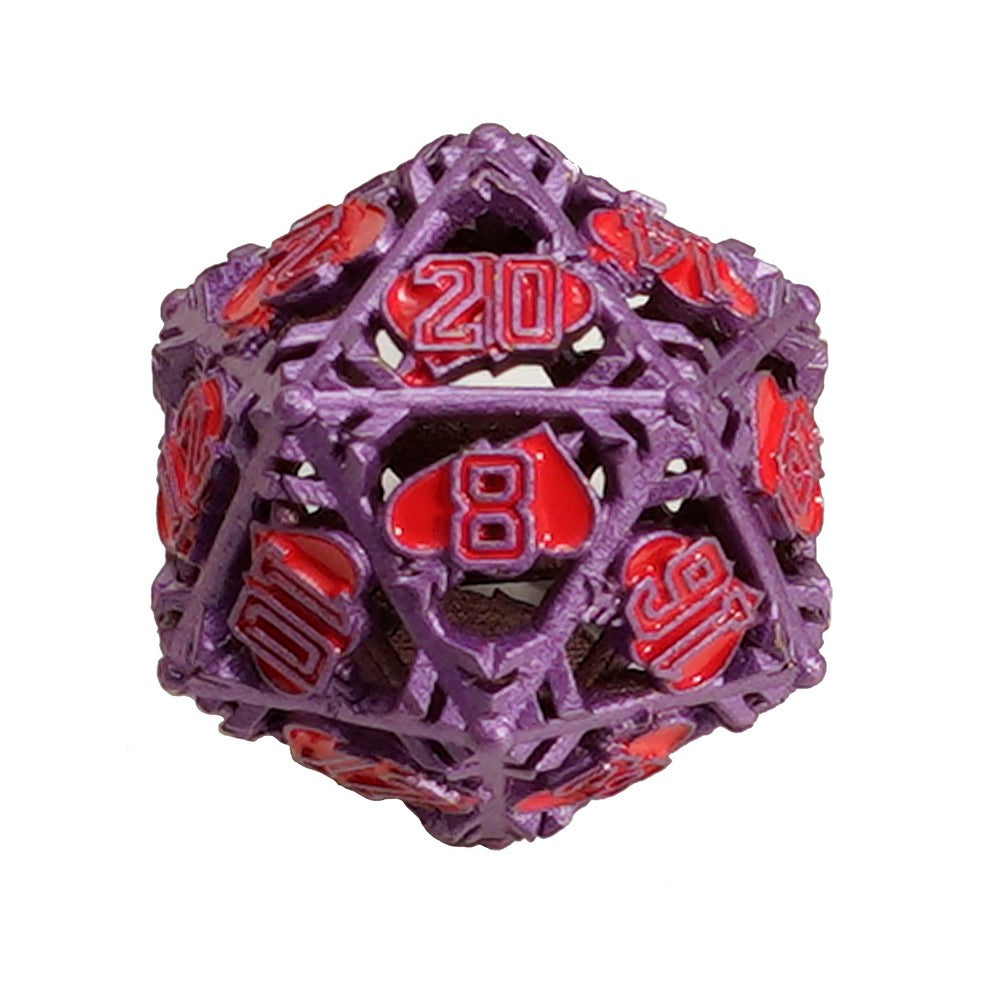 LPG Dice Heart Purple/Red