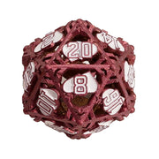 LPG Dice Heart Red/White