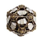 LPG Dice Heart Gold/Silver