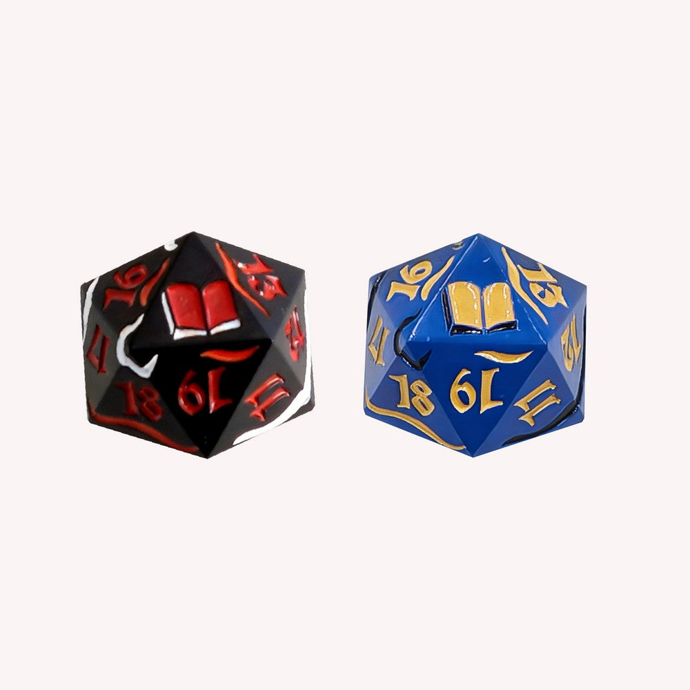 LPG Dice Dual Spindown Mage Blue/Gold Black/Red