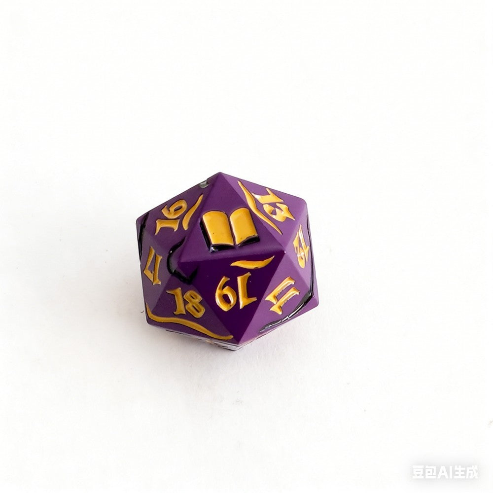 LPG Dice Dual Spindown Mage Blue/White Purple/Gold