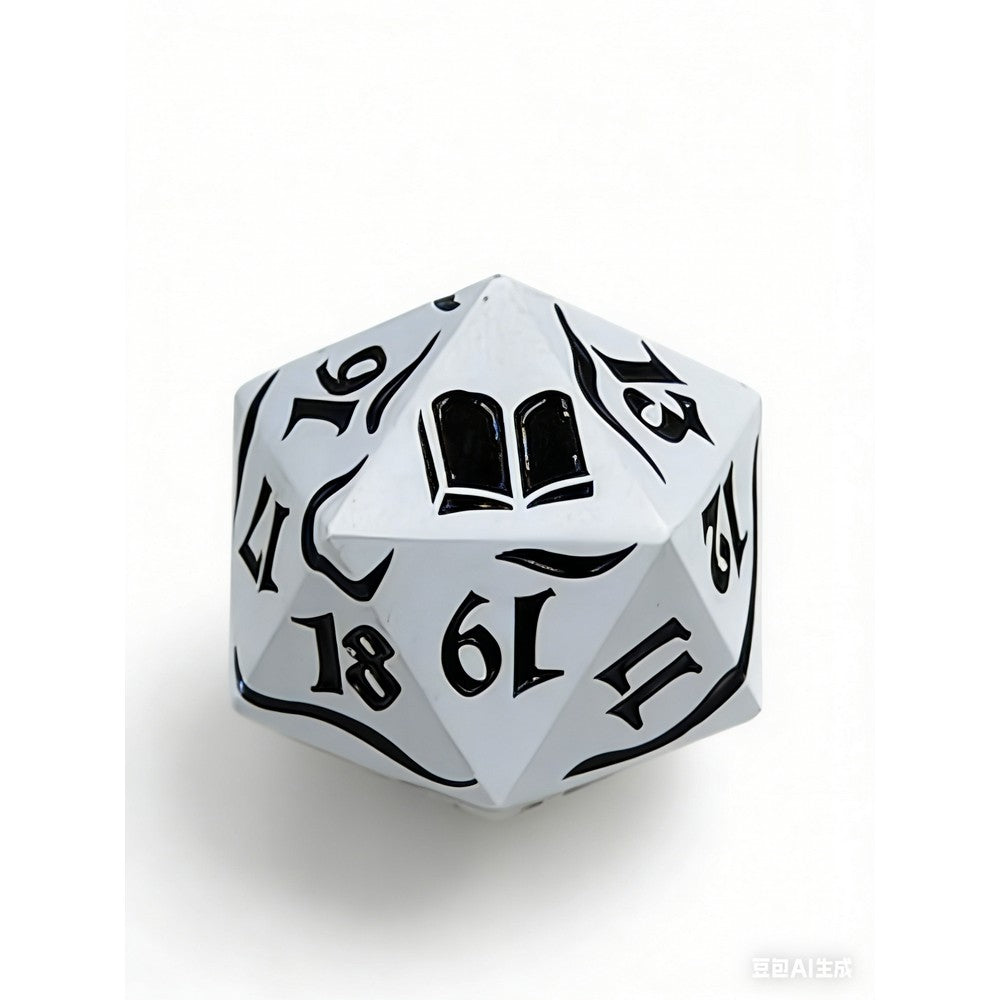 LPG Dice Dual Spindown Mage White/Black Silver/Orange