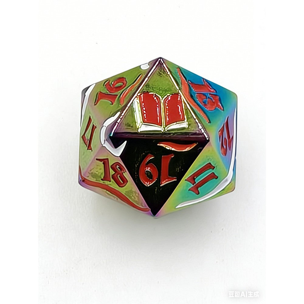 LPG Dice Dual Spindown Mage Red/Yellow Rainbow/Red