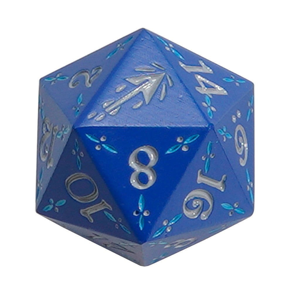 LPG Dice Dual D20 Advantage Set Rogue Blue/Silver Warrior Gold/Black
