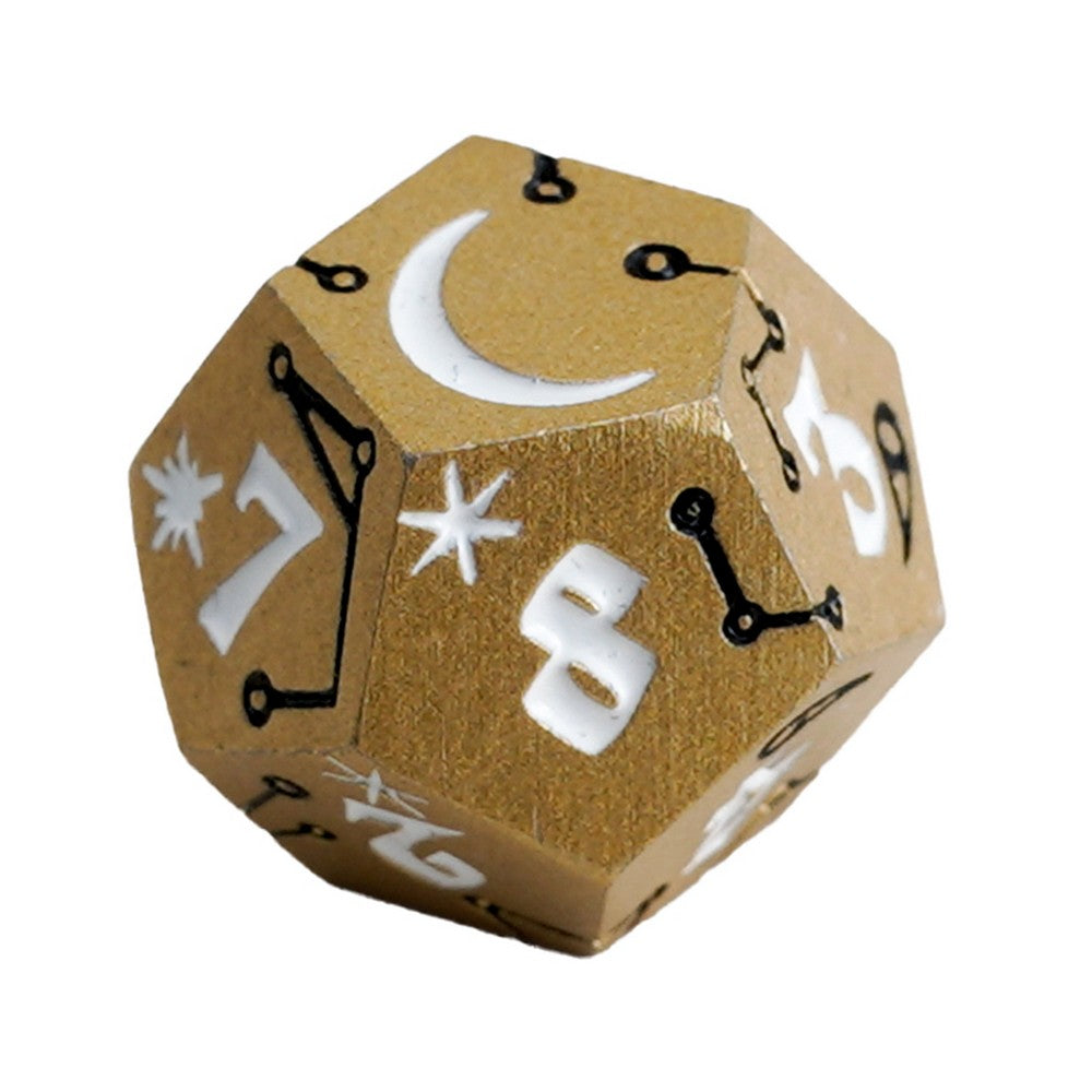 LPG Dice Dual D12 Fate Set Mage Gold/White Rogue Purple/Pink