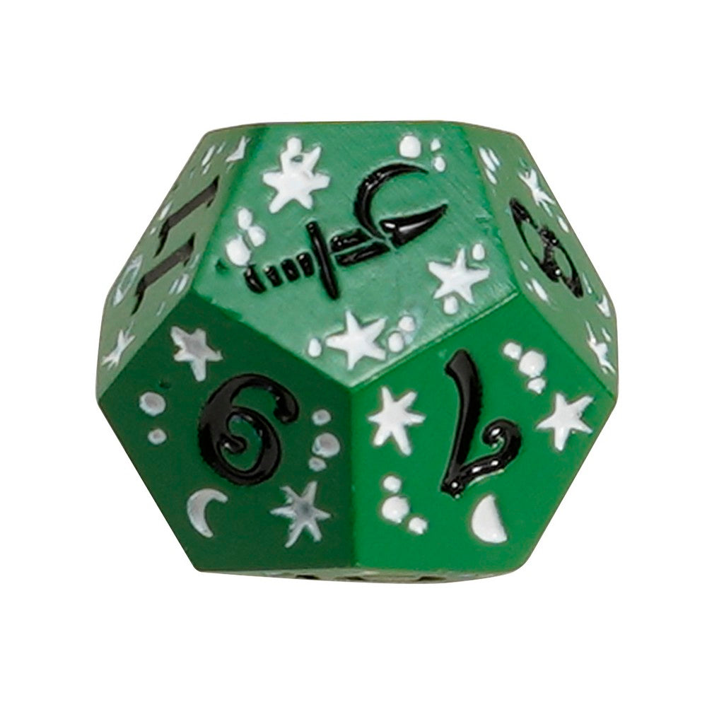 LPG Dice Dual D12 Fate Set Mage Aqua/Gold Rogue Green/Black