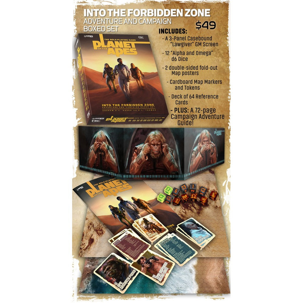 Planet of the Apes RPG: Into the Forbidden Zone