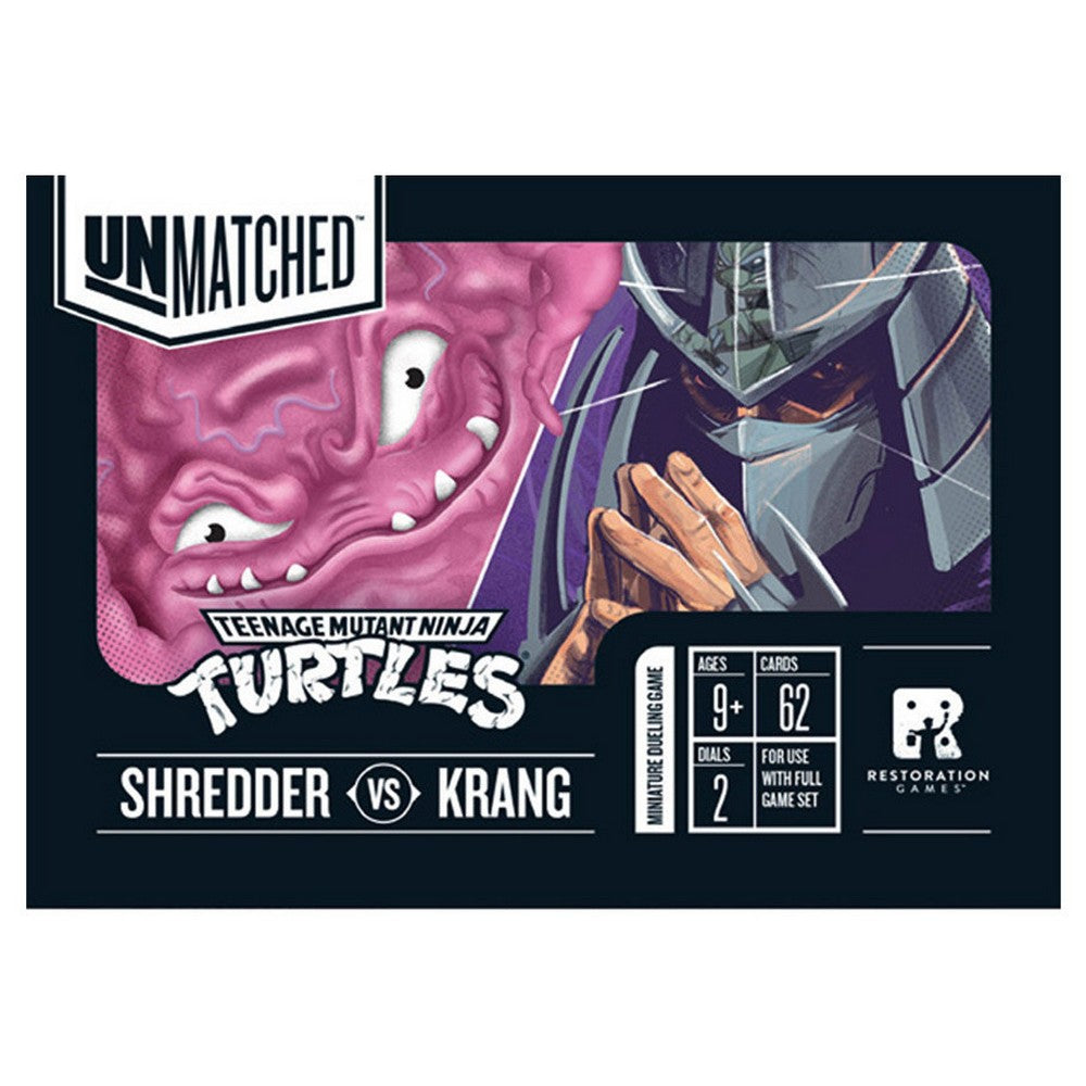 Unmatched Adv TMNT Shredder Krang HeroDk