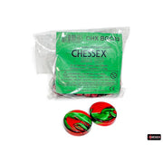 CHX BGC03 15 of GeminiÃ‚Â® Green-Red 28mm Backgammon Checkers in a bag