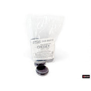 CHX BGC32 15 of Opaque Black 35mm Backgammon Checkers in a bag