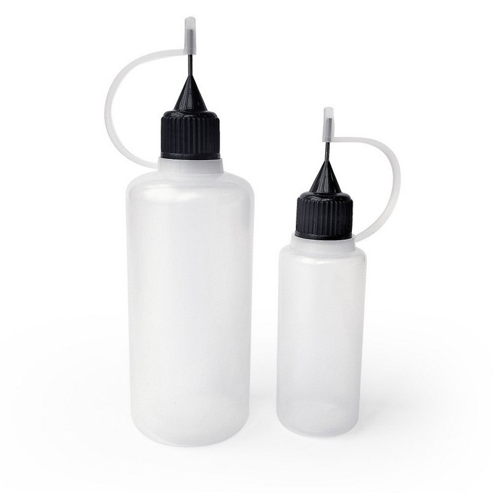 Ammo by MIG - Accessories - Plastic Squeezable Bottles with Needle Cap 60ml and 20ml