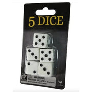 Cardinal - Dice - Pack Of 5 x 16mm Dice