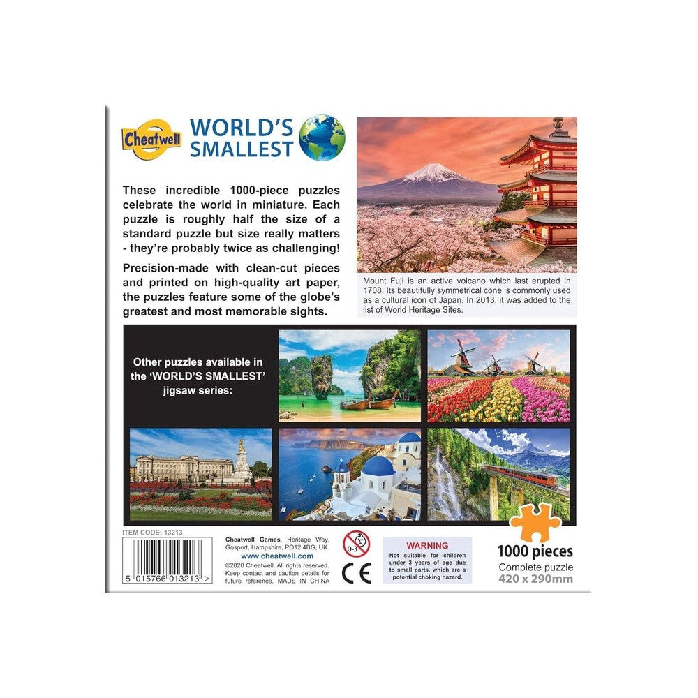 Puzzle - Cheatwell - Worlds Smallest 1000Pc Mount Fuji