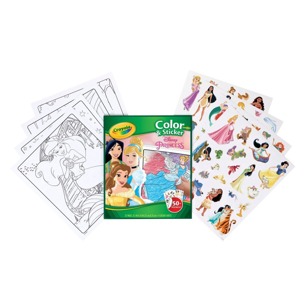 Disney Princess Colour/Sticker