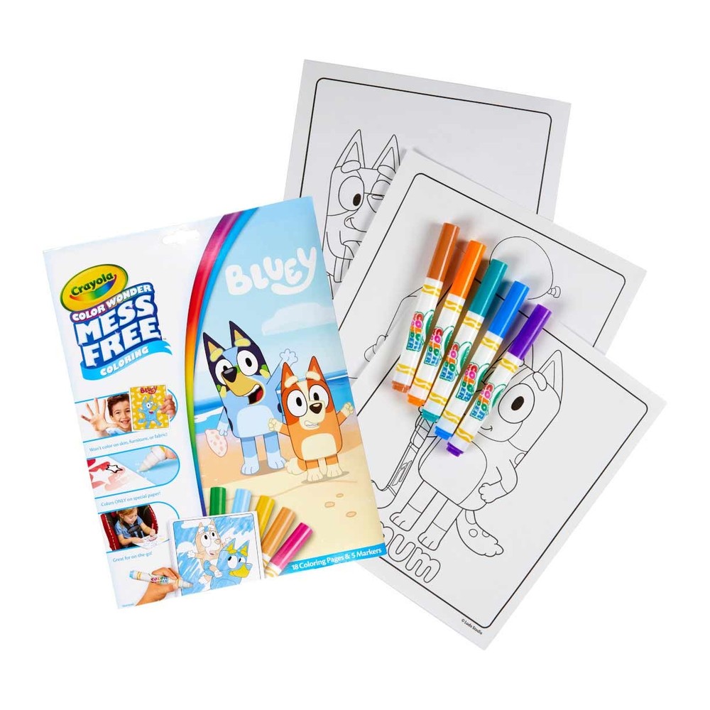 Colour Wonder Bluey