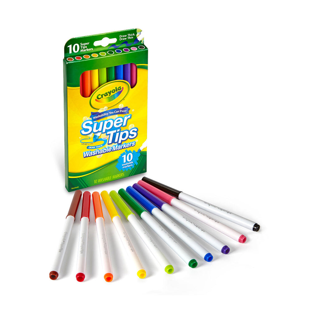 Super Tip Markers (10) In Box