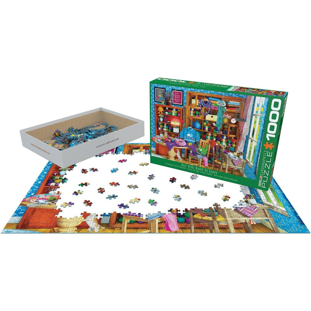Puzzle - Eurographics - All You Knit Is Love; 1000pc