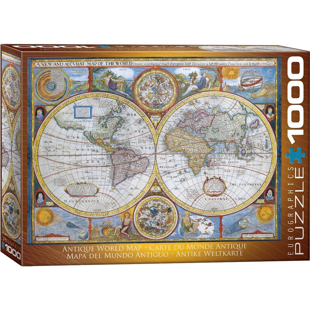 Puzzle - Eurographics - Antique World Map # 2 1000pc