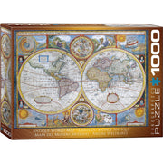Puzzle - Eurographics - Antique World Map # 2 1000pc