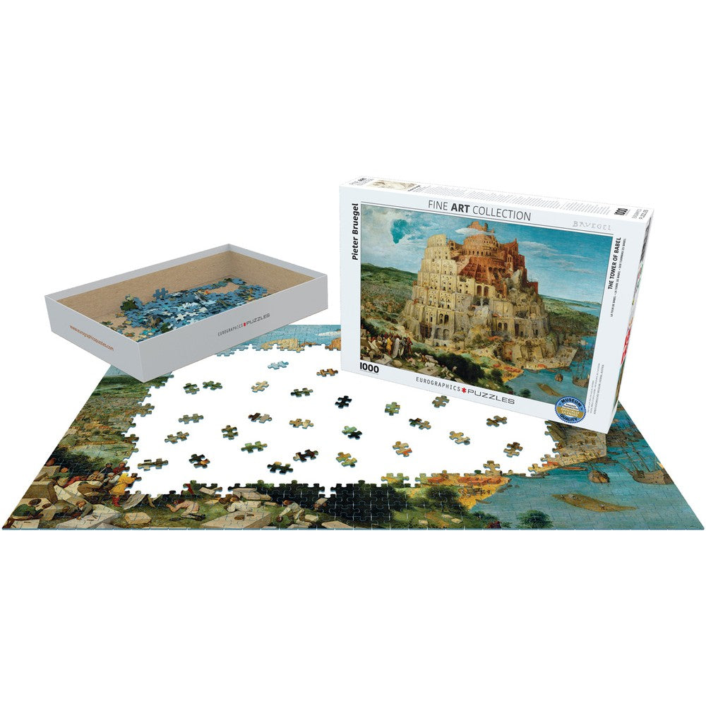 Puzzle - Eurographics - Bruegel Tower Of Babel 1000pc
