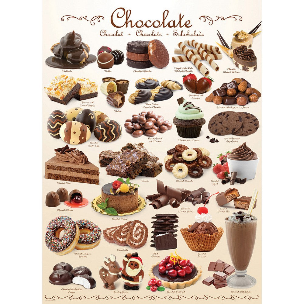 Puzzle - Eurographics - Chocolate 1000pc