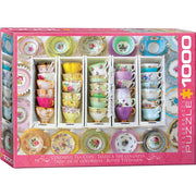 Puzzle - Eurographics - Colorful Tea Cups 1000pc