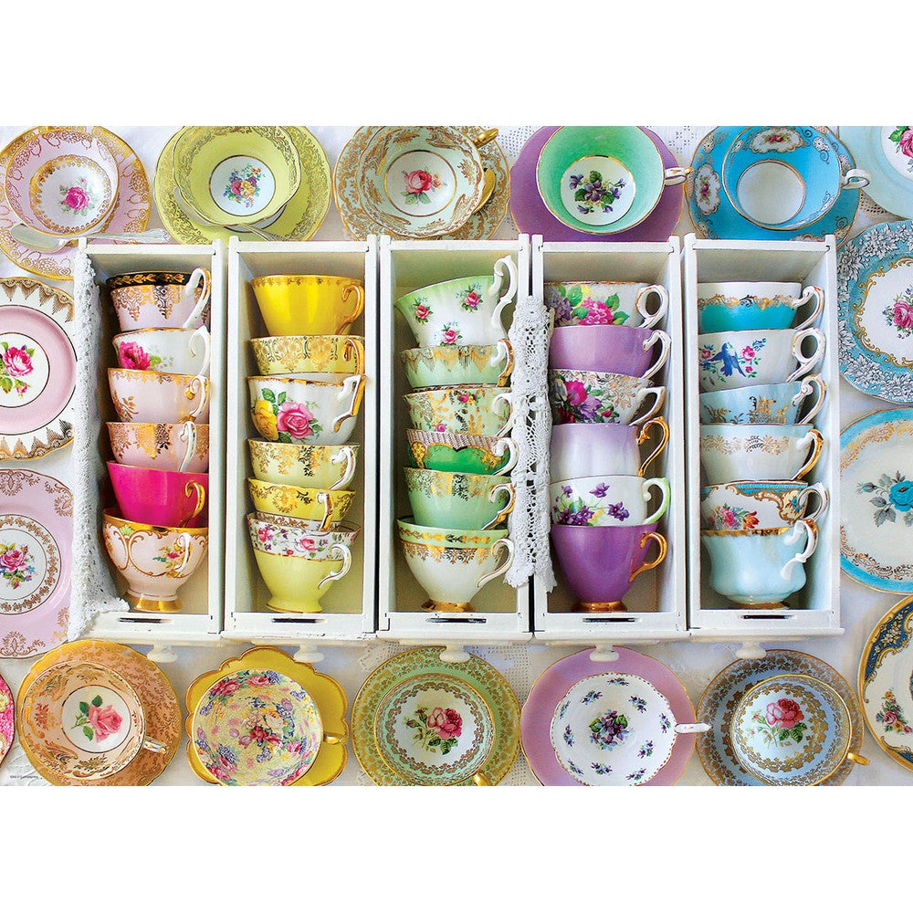 Puzzle - Eurographics - Colorful Tea Cups 1000pc