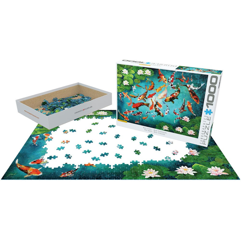 Puzzle - Eurographics - Colourful Koi Fish 1000 pc