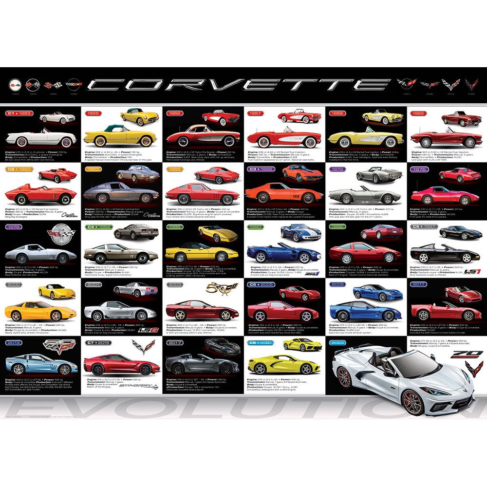 Puzzle - Eurographics - Corvette Evolution 1000pc