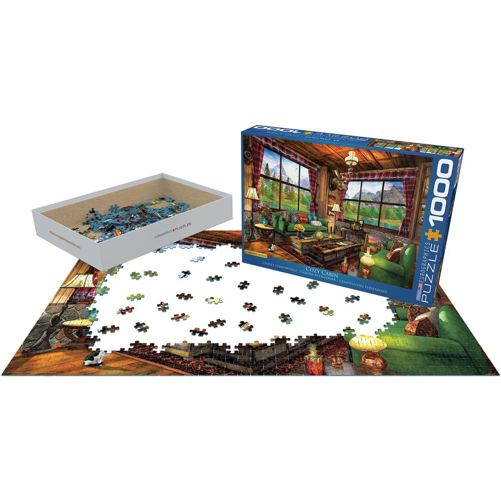 Puzzle - Eurographics - Cozy Cabin 1000pc