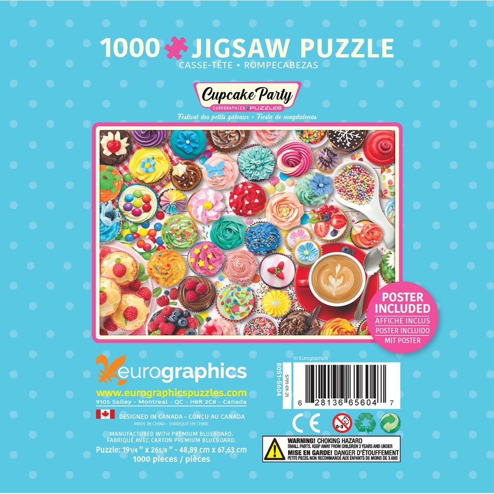 Puzzle - Cupcake Party 1000pc *Tin*