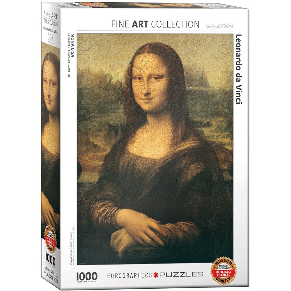 Puzzle - Da Vinci; Mona Lisa 1000pc Eur