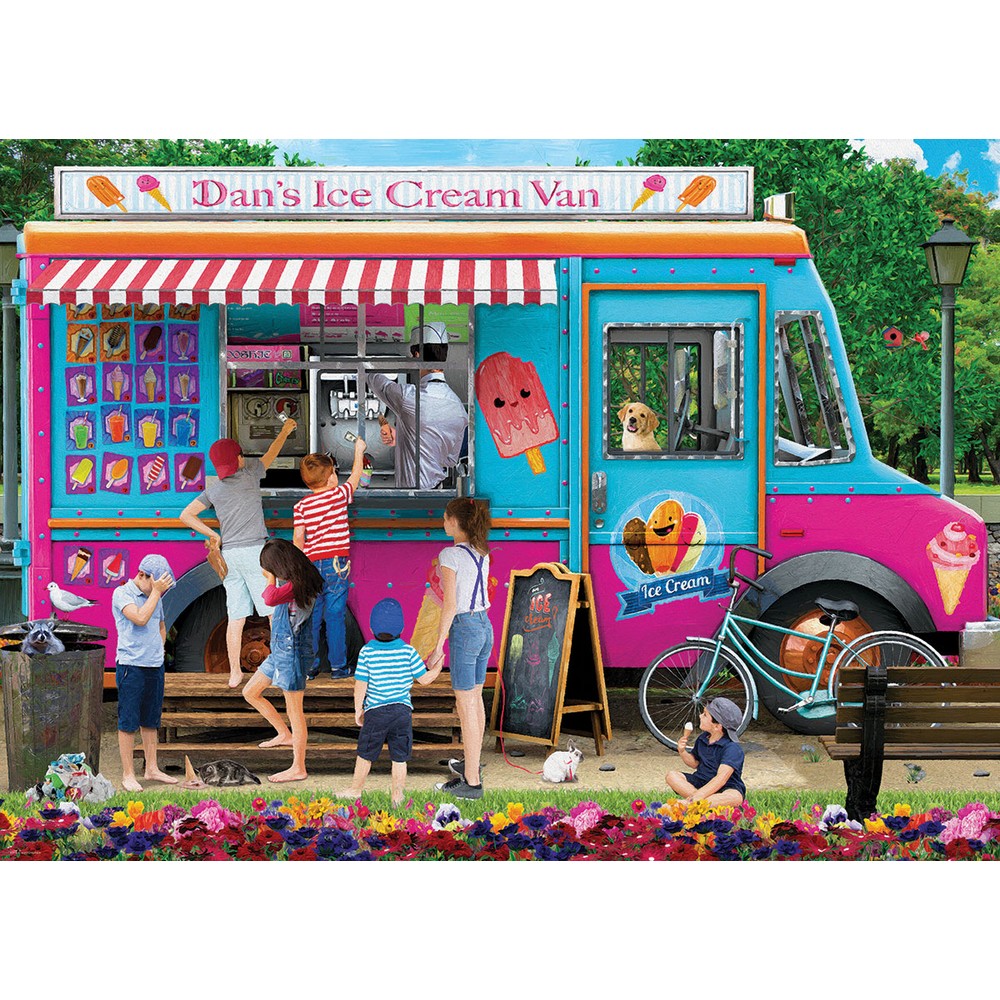 Puzzle - Eurographics - Dan's Ice Cream Van 1000pc