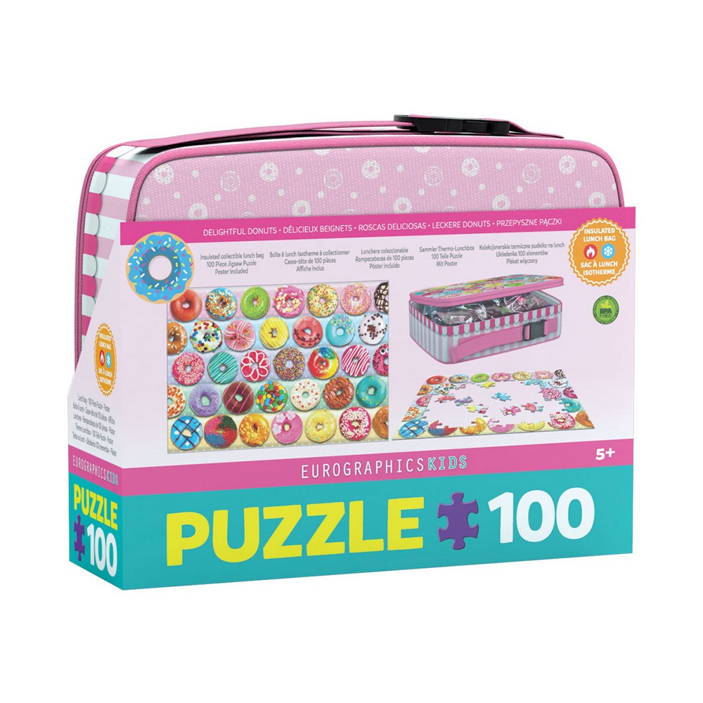 Puzzle - Donuts 100pc Lunch Bag