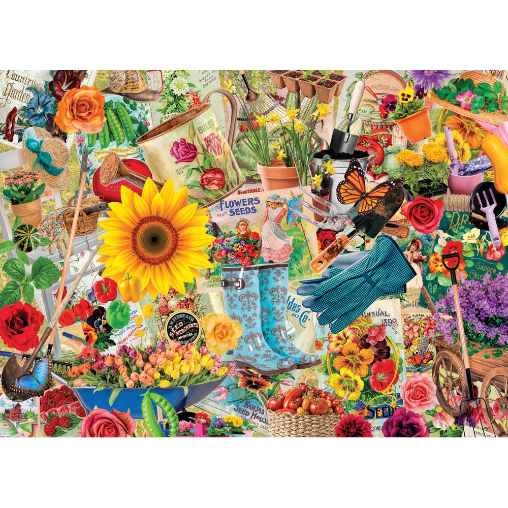 Puzzle - Eurographics - Flower Seeds 1000pc
