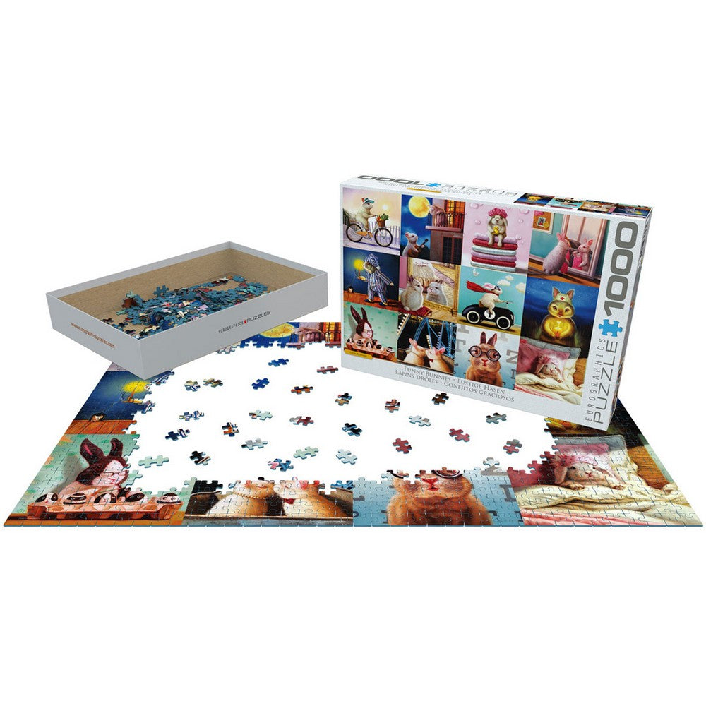 Puzzle - Eurographics - Funny Bunnies 1000 pc