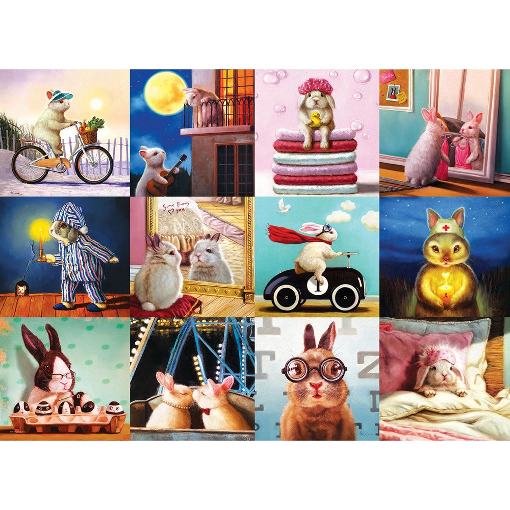 Puzzle - Eurographics - Funny Bunnies 1000 pc