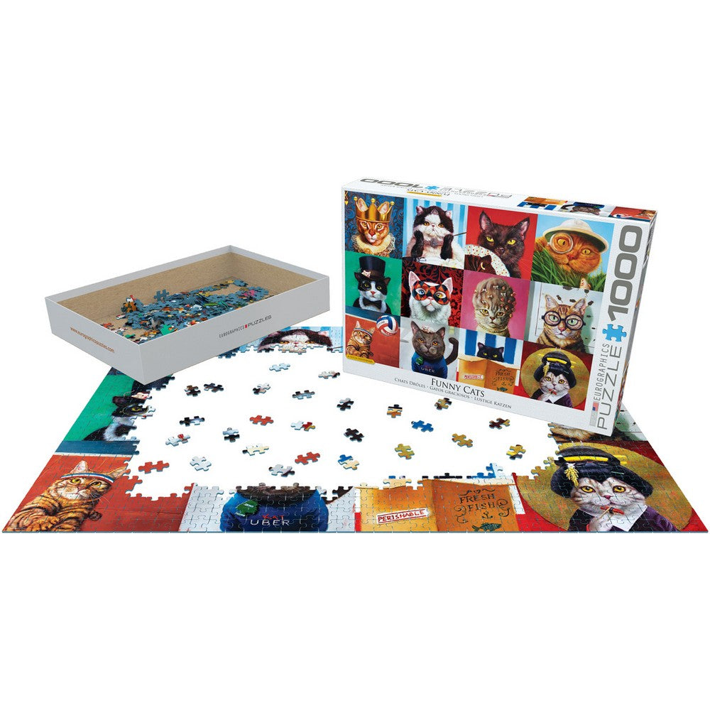 Puzzle - Eurographics - Funny Cats 1000pc